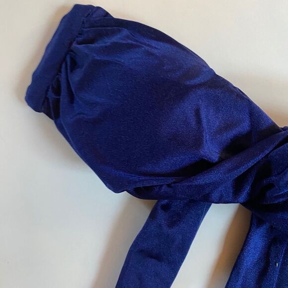 Luli Fama Twist Bandeau Bikini Top NWT - Picture 7 of 9